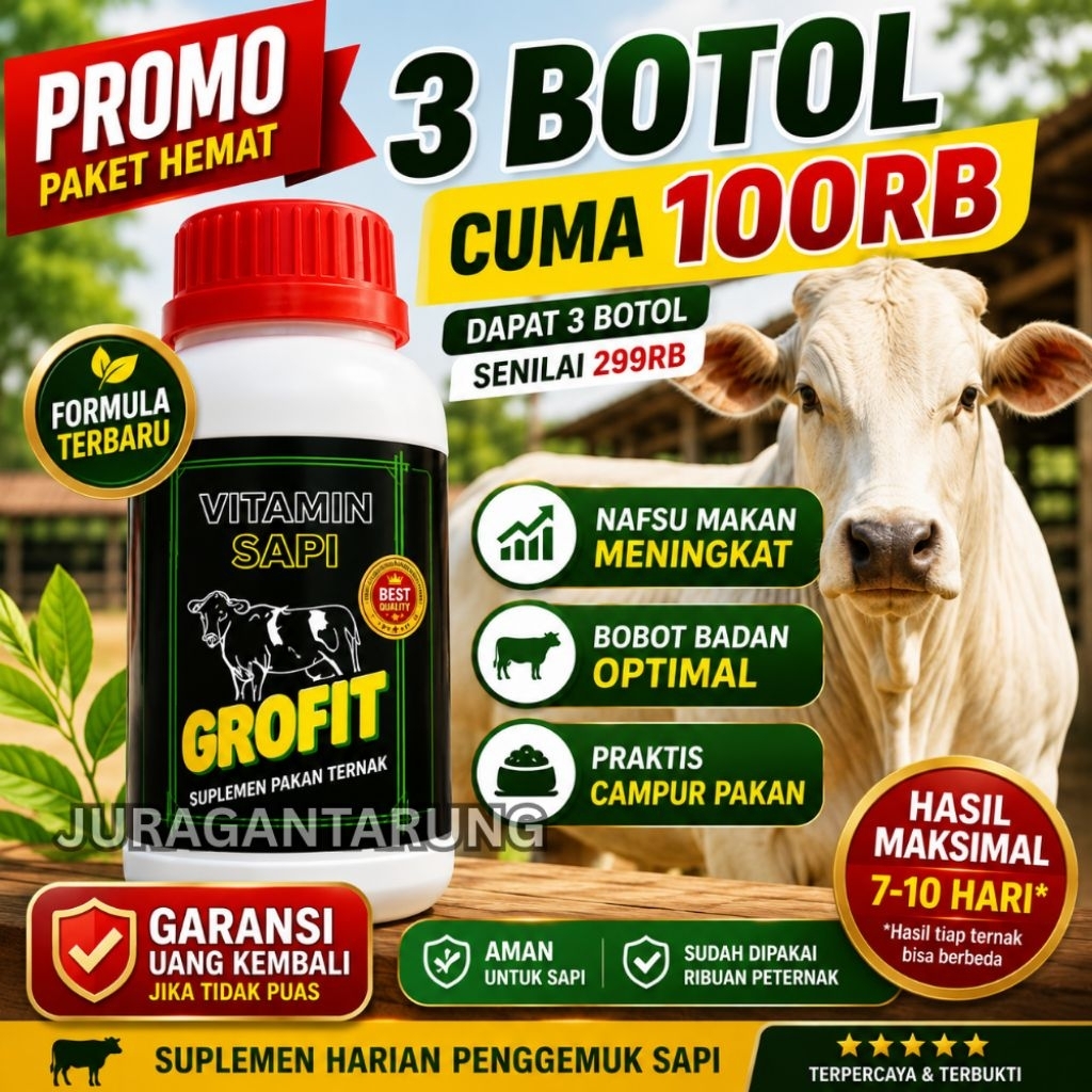 [10X LEBIH CEPAT GEMUK],Vitamin Sapi Agar Cepat Gemuk,Vitamin Sapi Penggemukan,Vitamin Sapi Cepat Ge