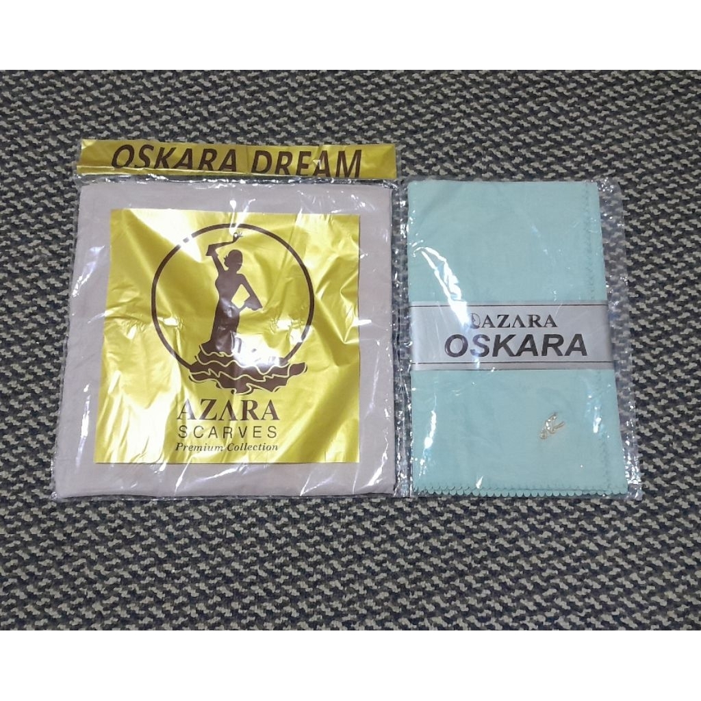 Jilbab Azara Polos Segi Empat