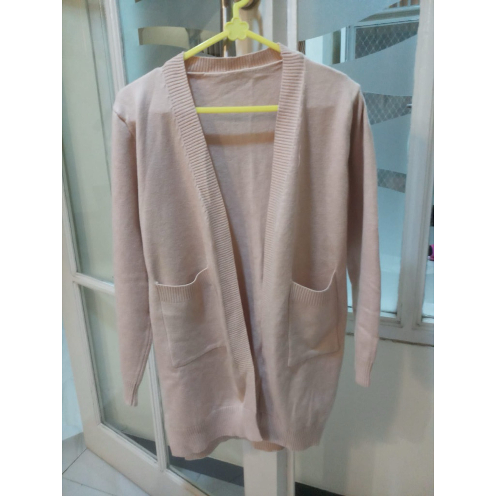 PRELOVED SWEATER MANTEL KNIT