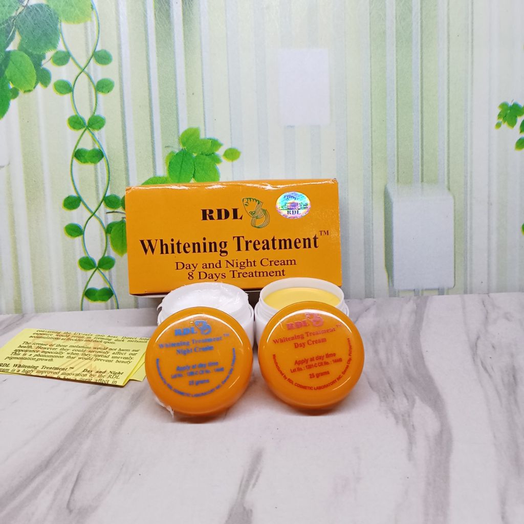 Krim Pemutih Wajah RDL Day & Night - Mencerahkan, Membuat Segar, Membantu Regenerasi Kulit