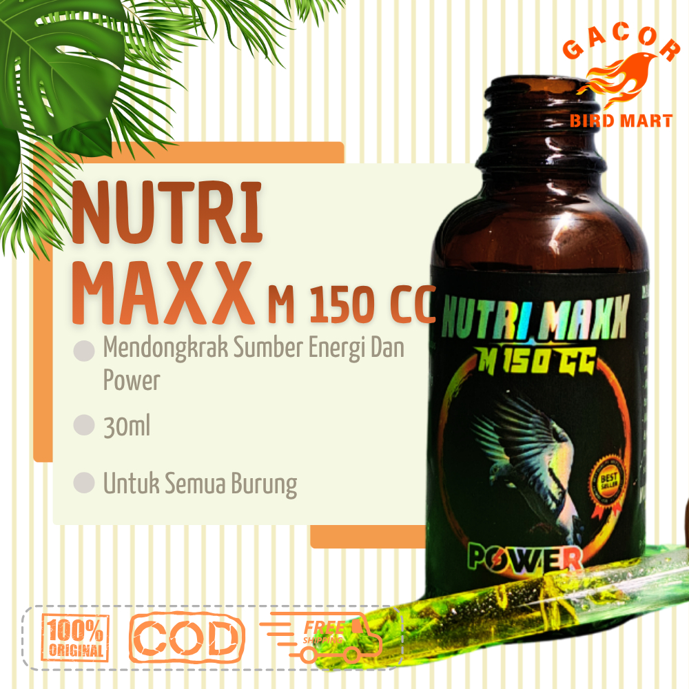 Nutrimaxx Merpati M 150 Cc Vitamin Merpati Juara suplemen merpati khusus kolong