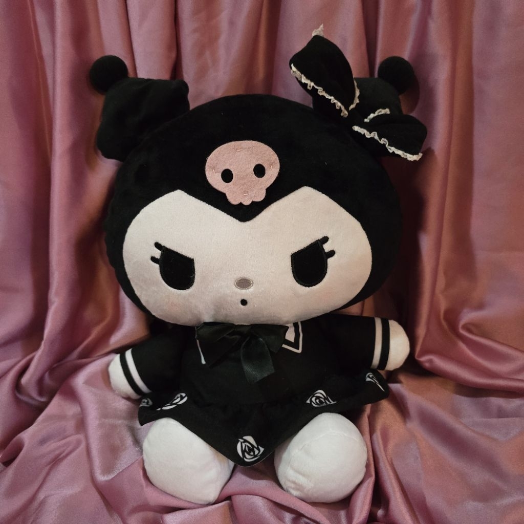[READY] KUROMI PLUSH YURUKAWA MYSTIC GOTHIC LOLITA BY SEGA JAPAN