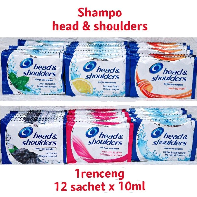 Shampoo Sachet Head & Shoulders 12 pcs