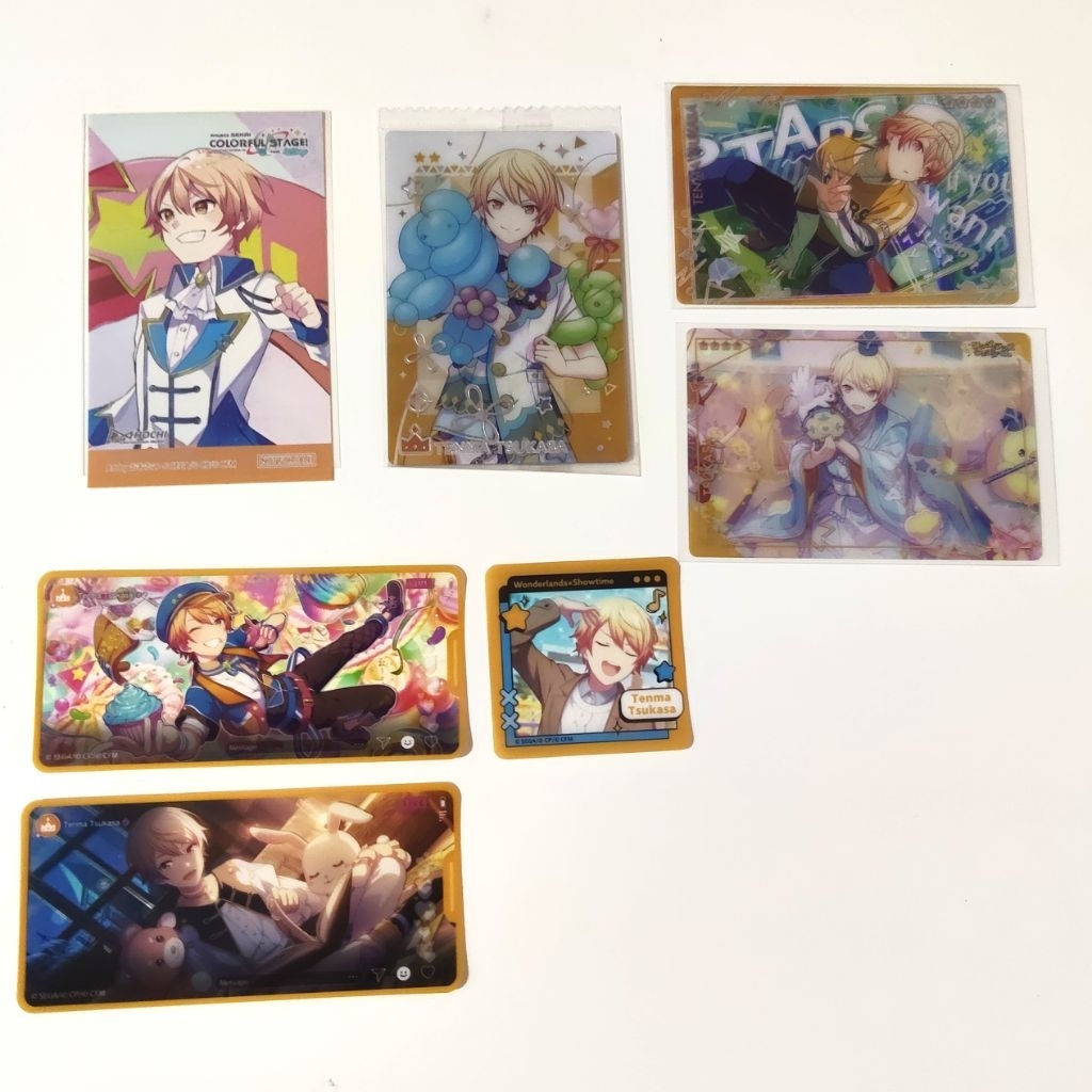 Project Sekai Tsukasa Wafer Cards and Sticker