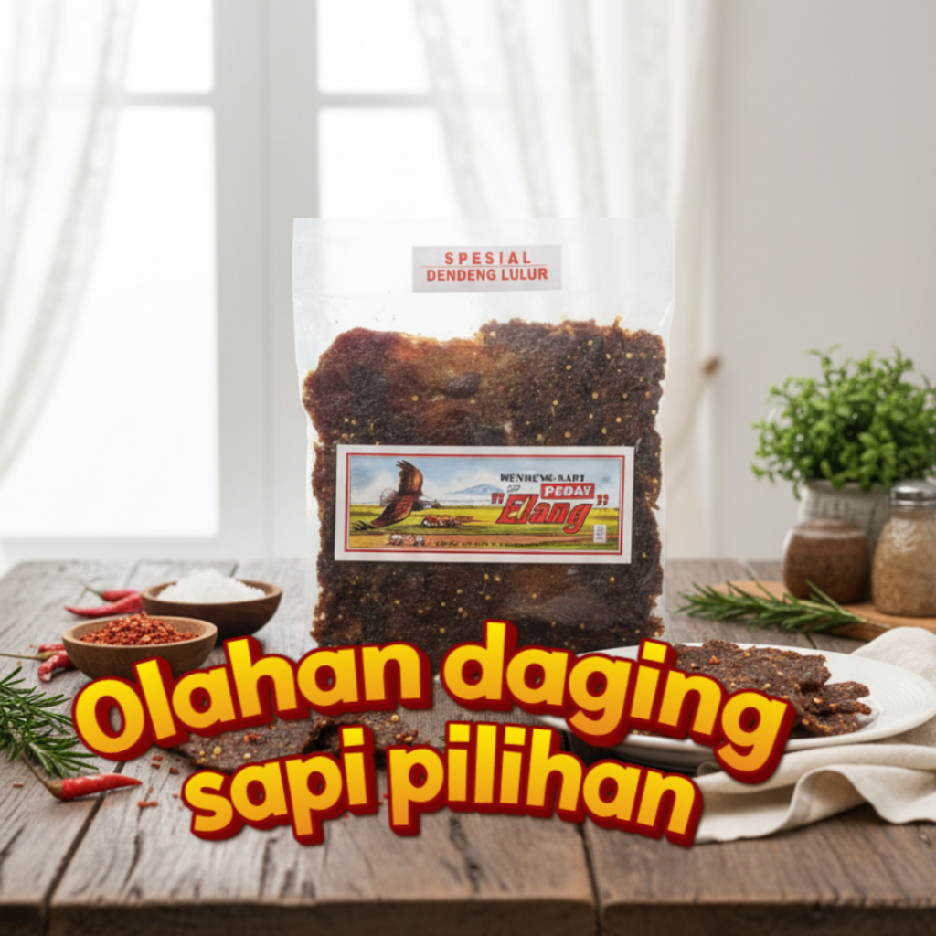 Dendeng Sapi Spesial Cap elang Dendeng Elang Khas Boyolali 250gr