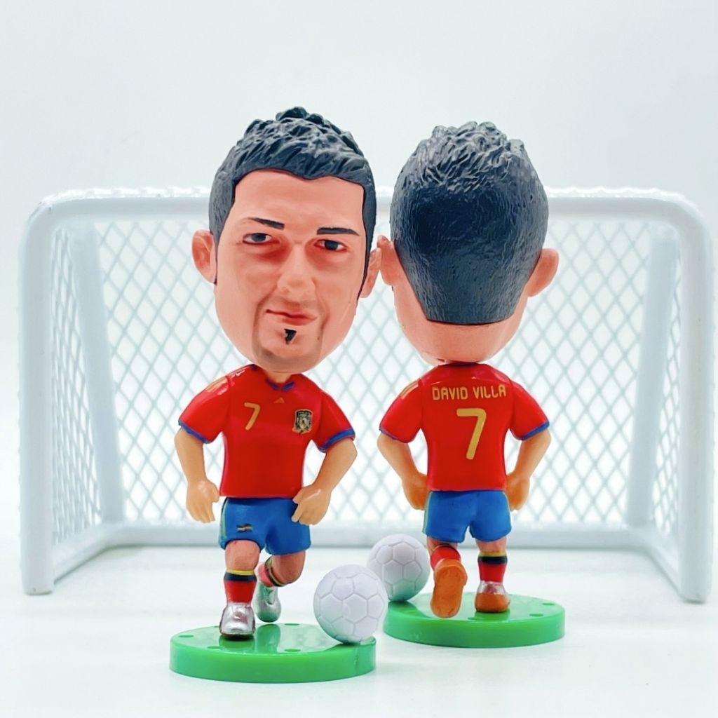 Action figure David Villa Spain 2010 World Cup Champion soccerwe original