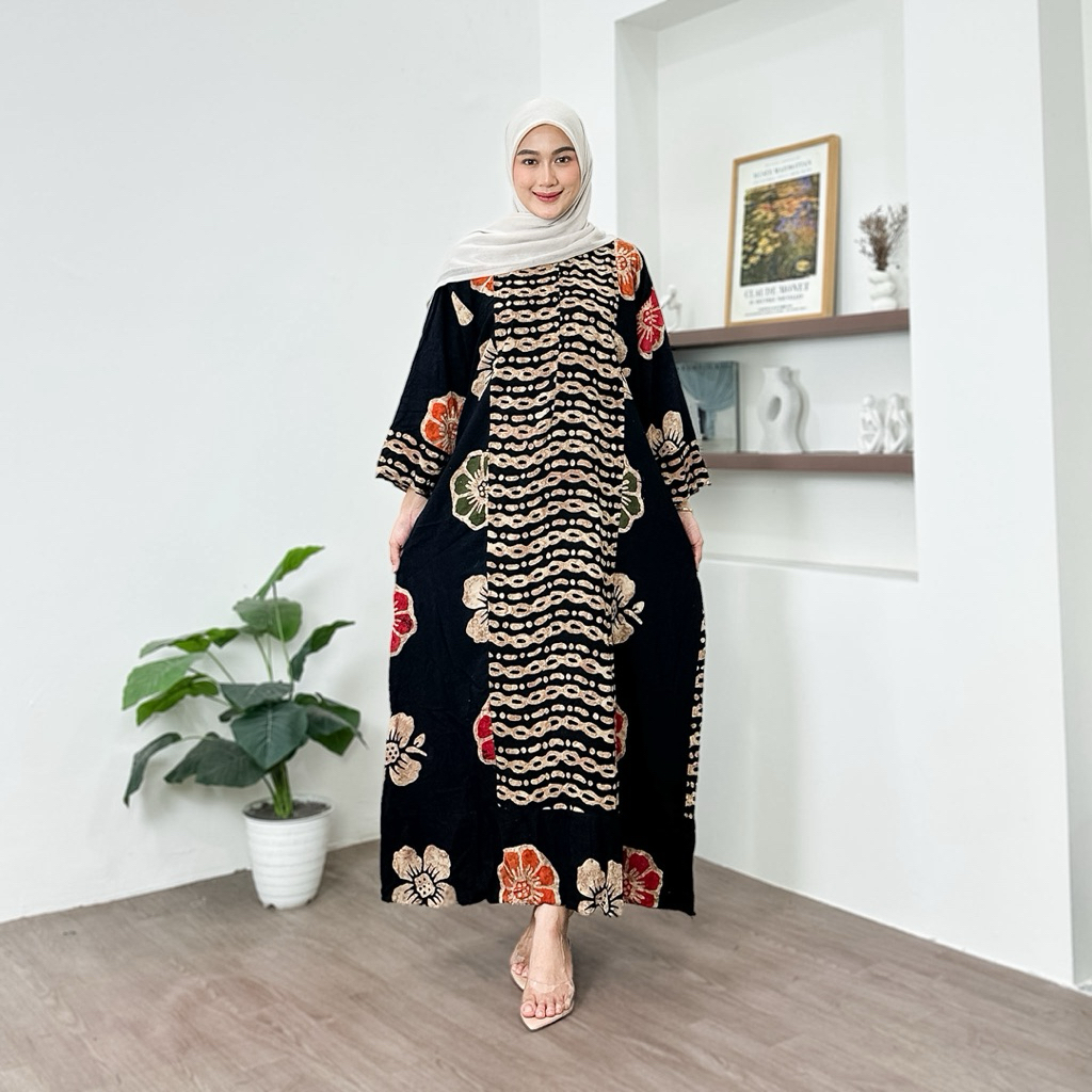 daster Maura daster jumbo Maura batik daster lengan 7/8 daster maura daster kekinian