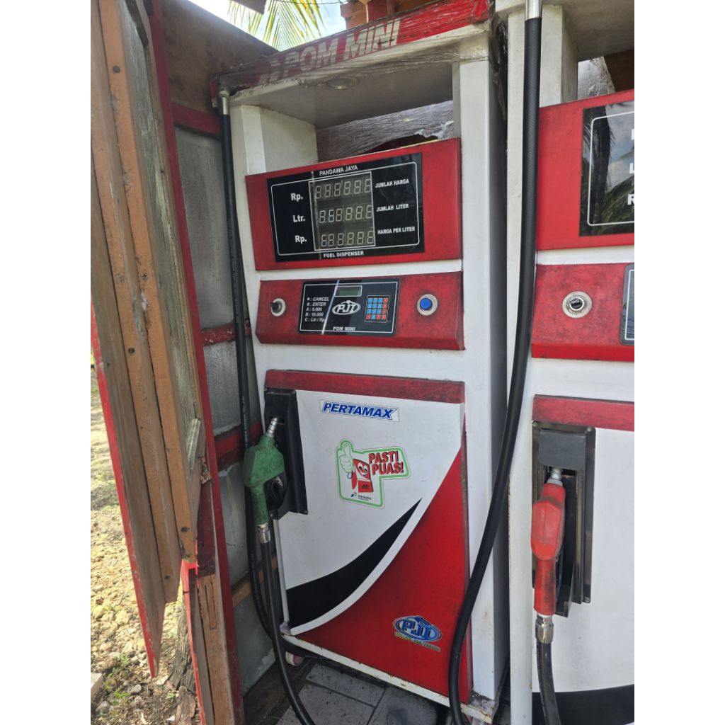 ​Mesin Pom Mini Digital Pertamini 1 / 2 Nozzle Pandawa Jaya Teknik (PJI) - Bekas