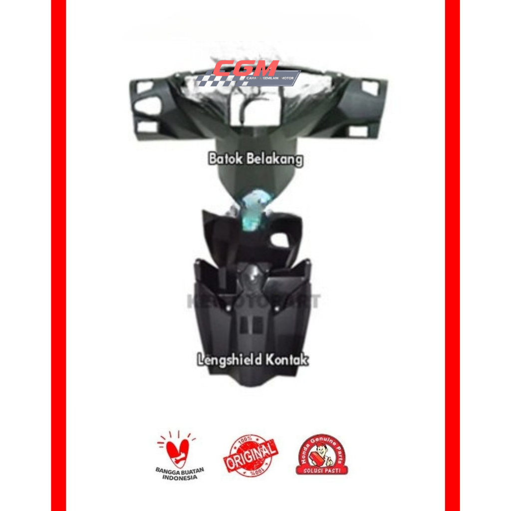 COVER KONTAK & BATOK BELAKANG vario 125 vario 150 ori ahm