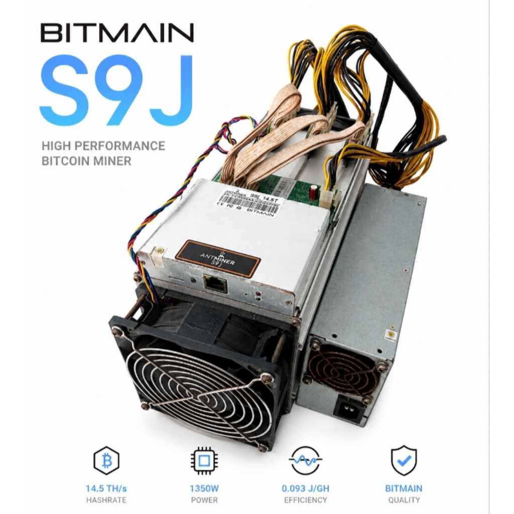 ASIC MINER ANTMINER S9J INCLUDE PSU APW7
