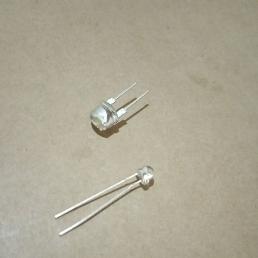 Led Straw Hat 5mm 8mm Putih 10pcs
