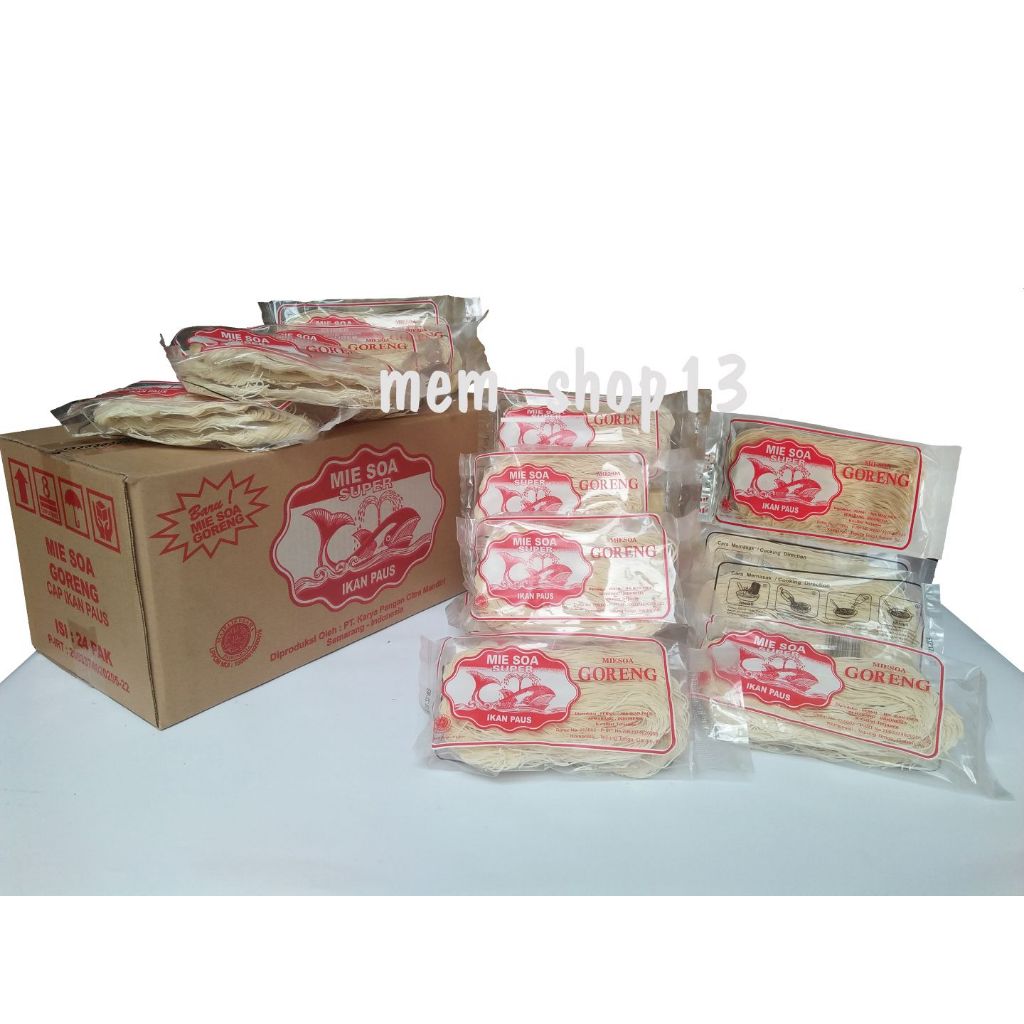 Miesoa Misoa Goreng Super Ikan Paus (1 Dos isi 24)