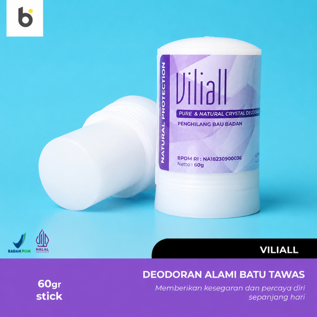 Deodorant Alami Batu Tawas Vili