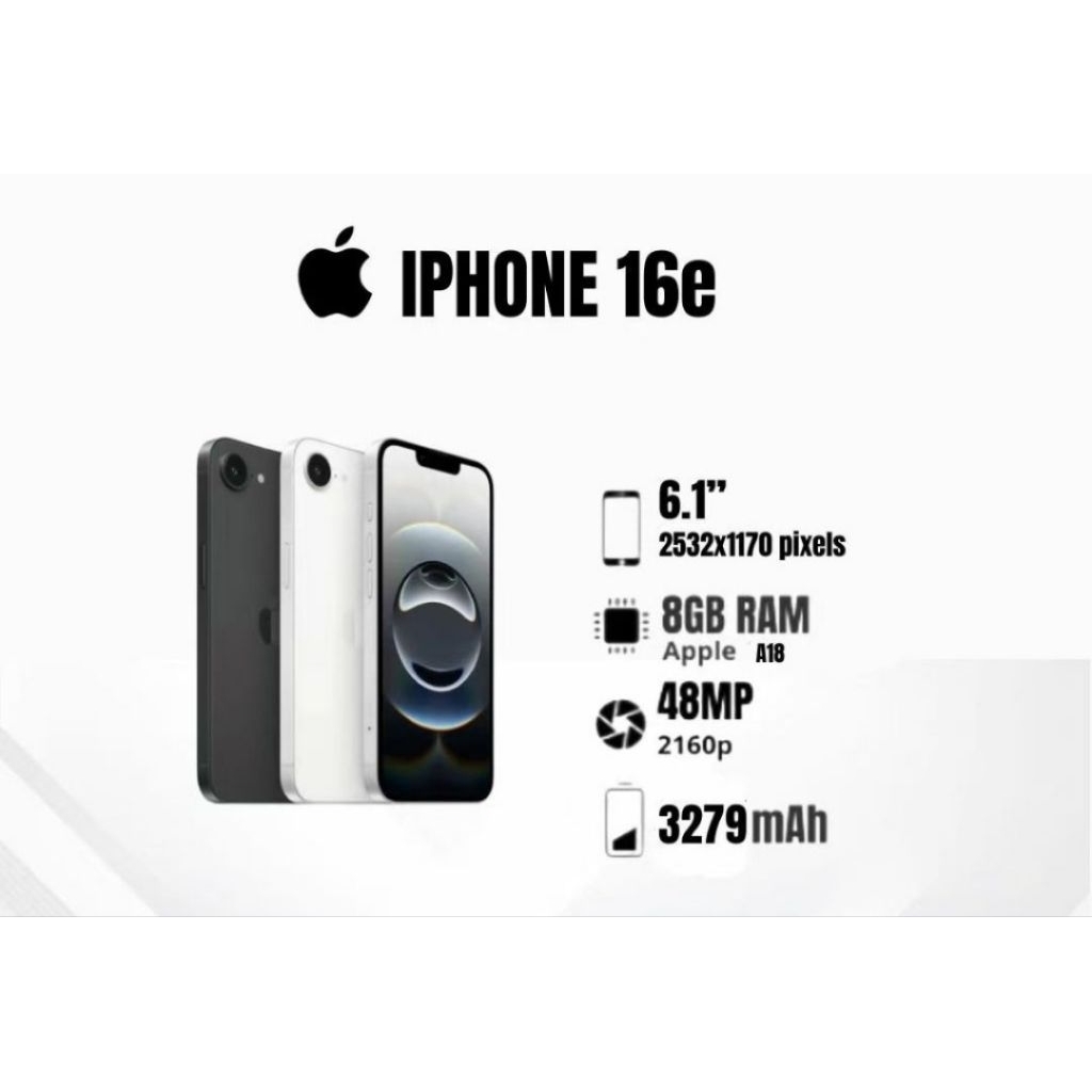 IPHONE 16E 128GB WHITE
