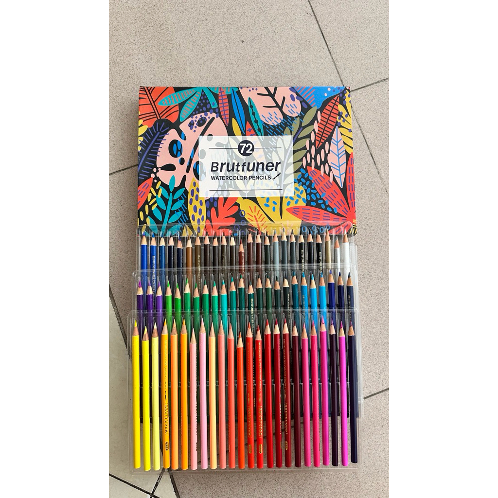 Brutfuner Watercolor pencils 72 colors preloved