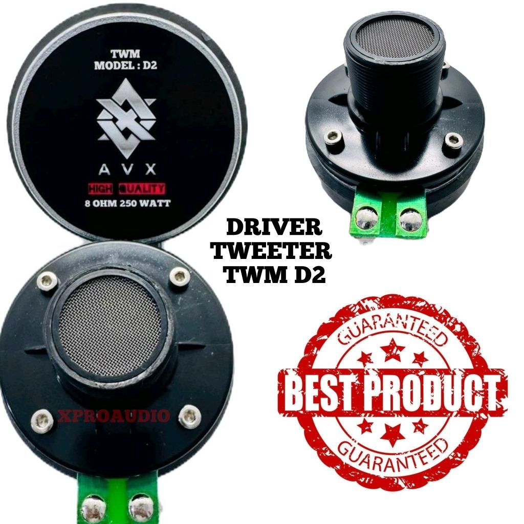 AVX TWM D2 driver tweeter 8 ohm 250 watt speaker tweter spiker twiter D2 high quality profesional au