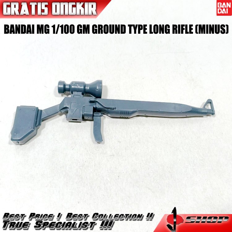 BANDAI MG 1/100 GM GROUND TYPE LONG RIF-LE (MINUS) MG2289