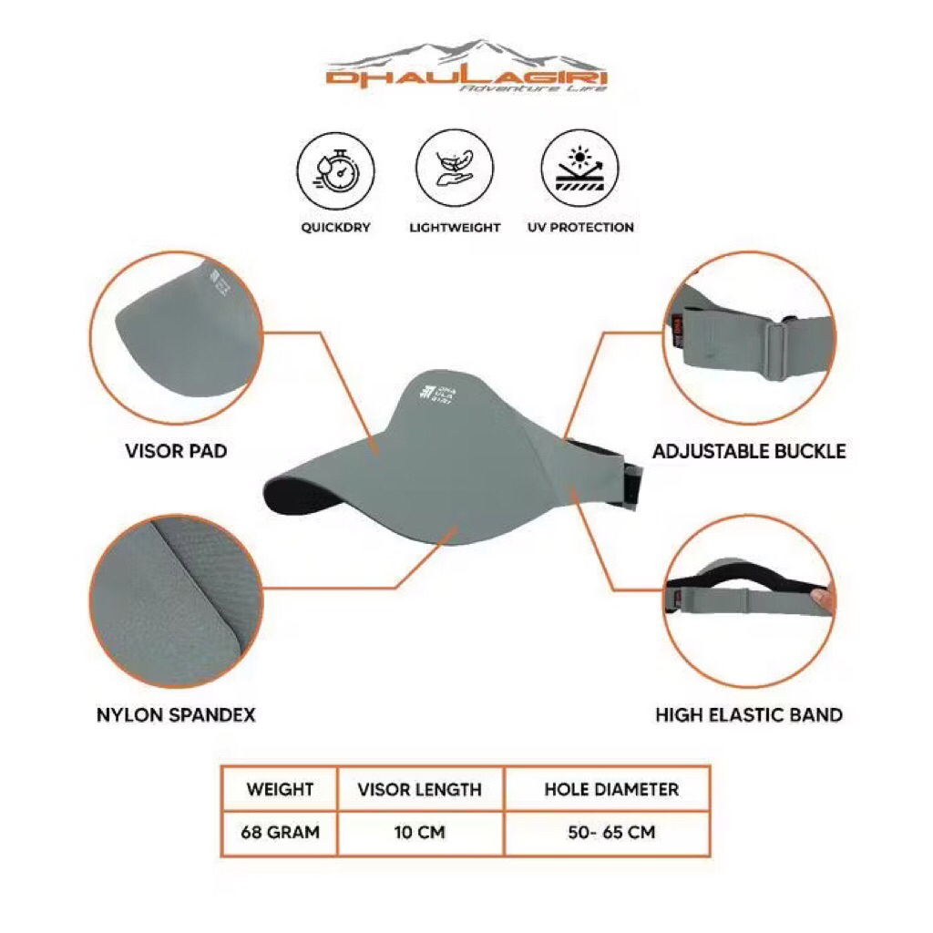 Topi running Dhaulagiri-Running Hat Lite V1
