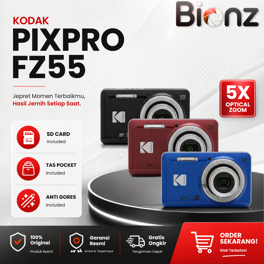 KODAK PIXPRO FZ55 DIGITAL CAMERA / KODAK PIXPRO FZ55 / KODAK FZ55