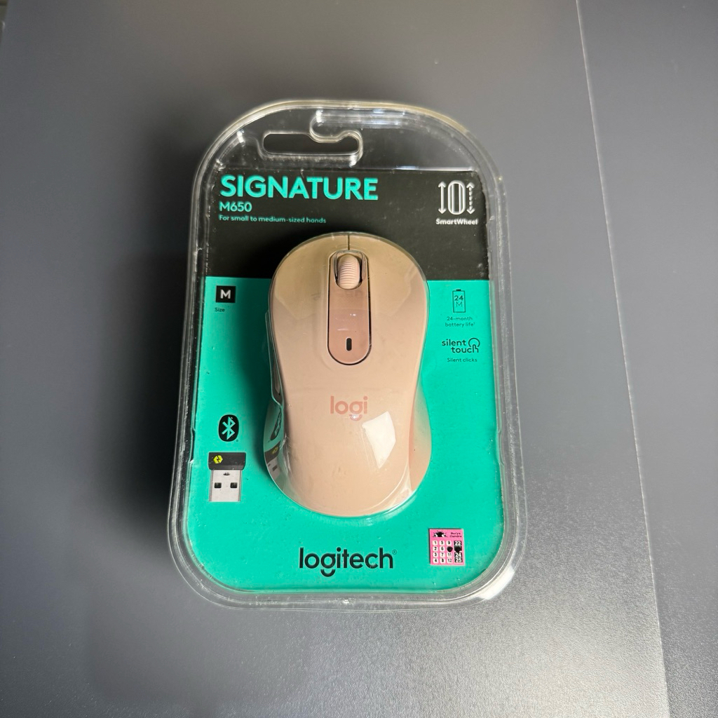 PRELOVED Mouse Logitech M650 - Rose/Pink