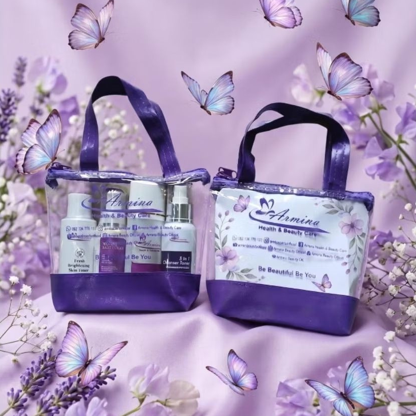 ARMINA - Tas Pouch Kosmetik Skincare Zipper