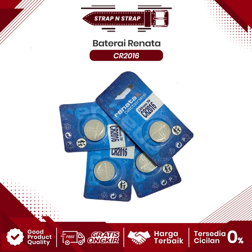 Baterai RENATA CR2016 CR 2016 Battery RENATA CR2016 CR 2016 Batre RENATA CR2016 CR 2016