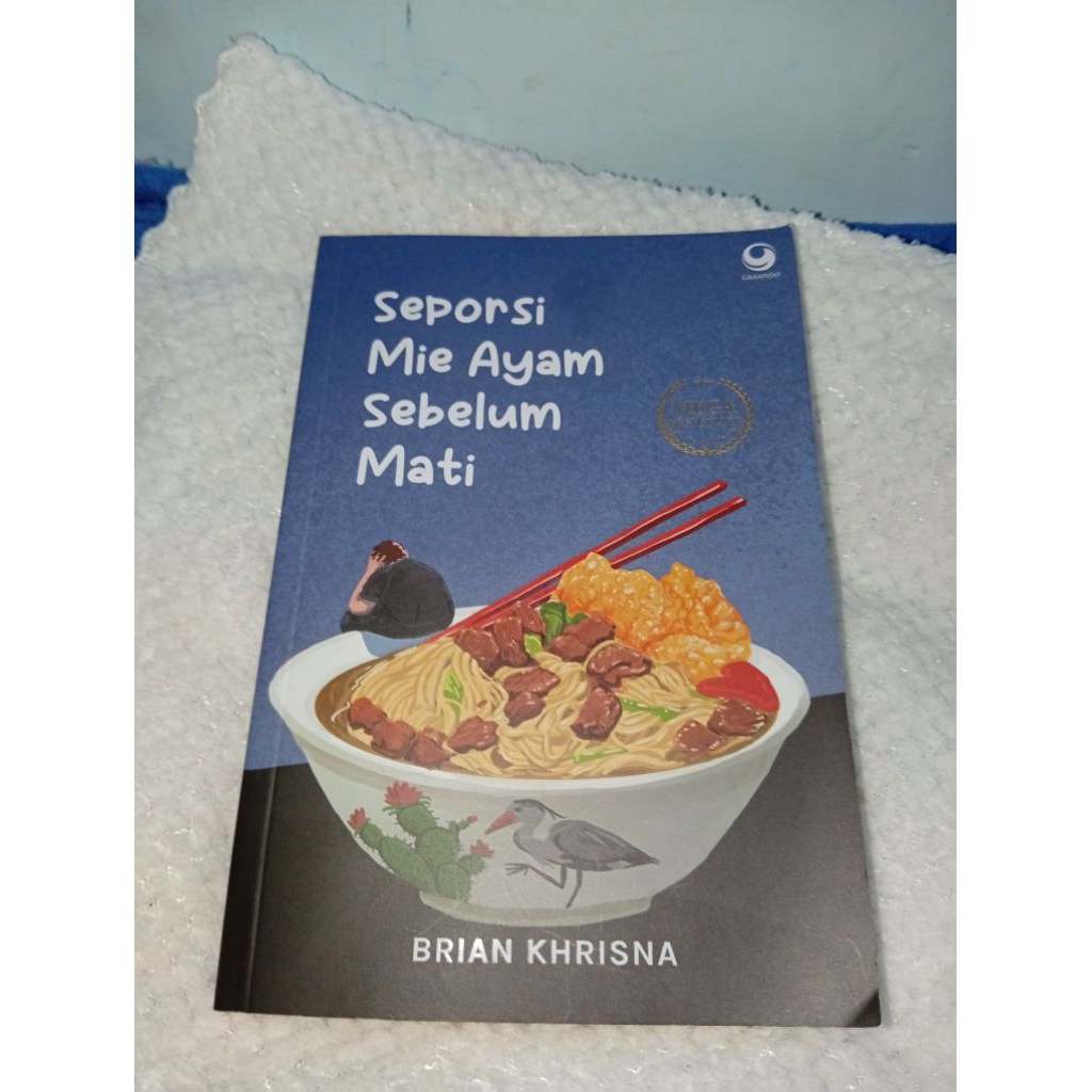 (Preloved) Novel Seporsi Mie Ayam Sebelum Mati - Brian Khrisna, Cerita Emosional & Alur Menarik