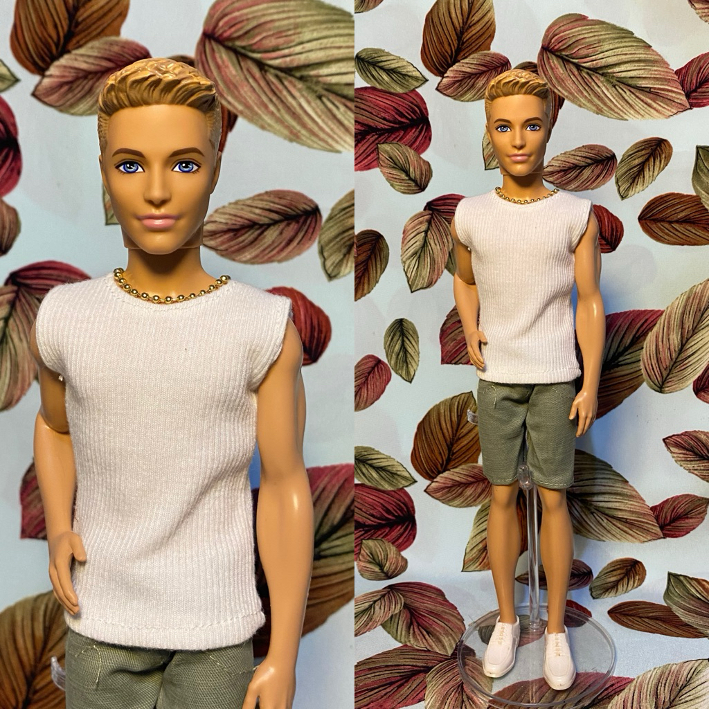 Ken Barbie Preloved Green