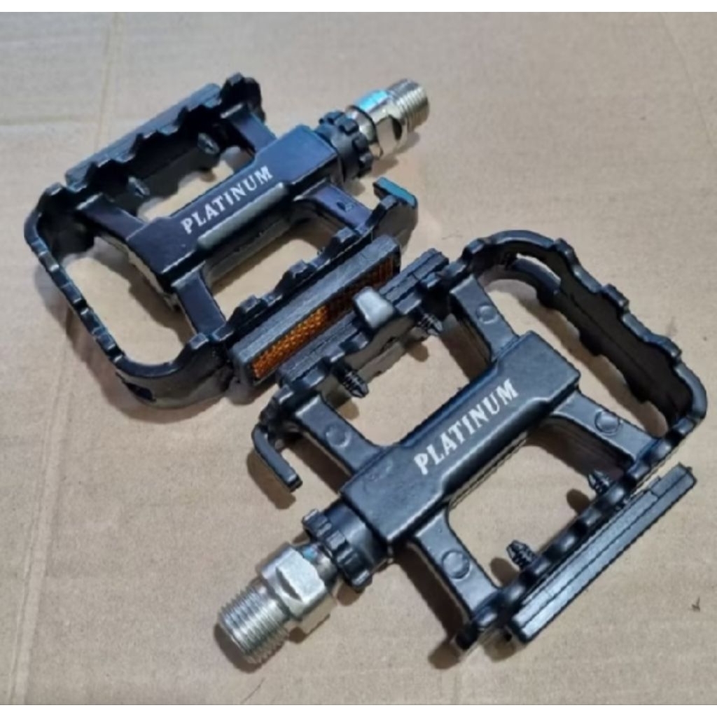 pedal sepeda MTB BMX fixie balap as besar bearing hitam