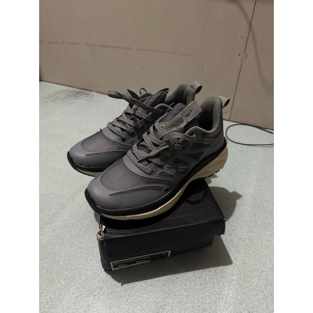 Sepatu Trail Heiden Heritage Terra Wave - Wave Grey Baru Size 42