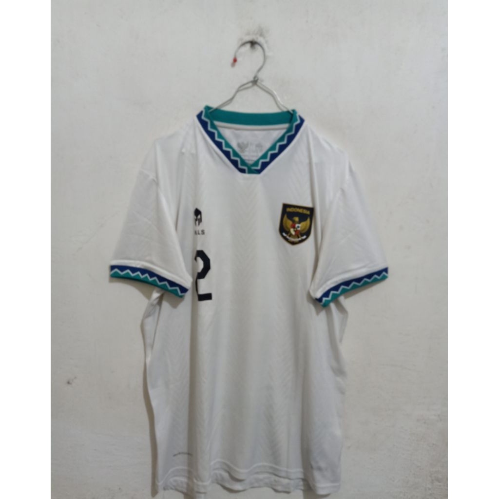 Jersey Timnas Indonesia Away 2022 2024 Original Match Issue Matchworn MILLS