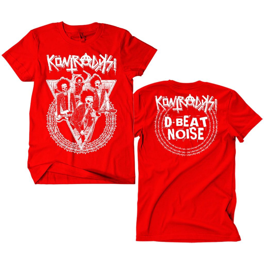 Kaos Band Punk Kontradiksi - Dbeat Noise merah