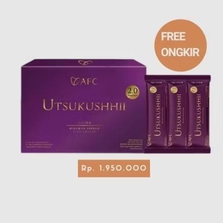Afc SOP UTSUKUSHHII GOLD 100% Original isi 28 sachet