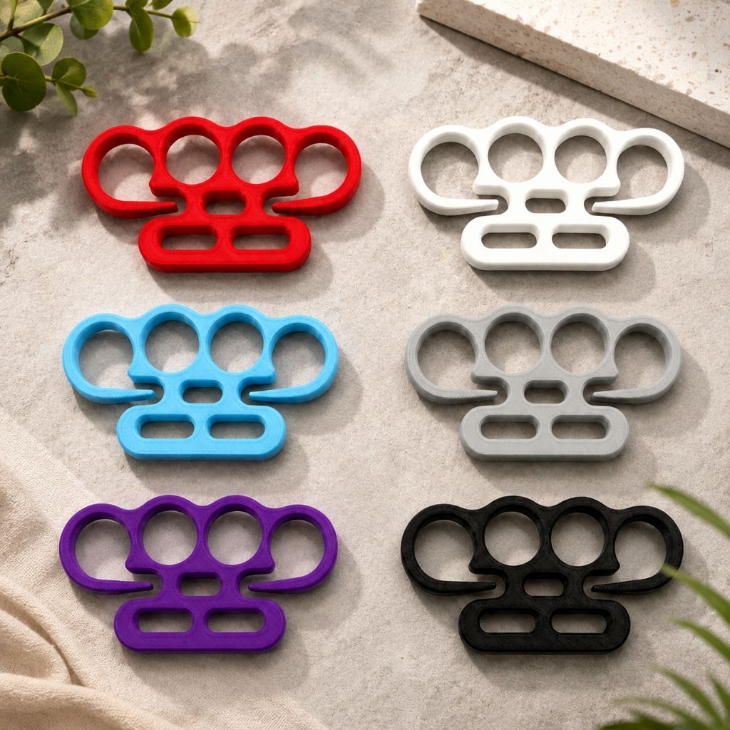 Knuckle Duster Hook Self Defense Alat Tinju Alat Pelindung Diri Dan Aksesoris Celana Tas Bahan Plast