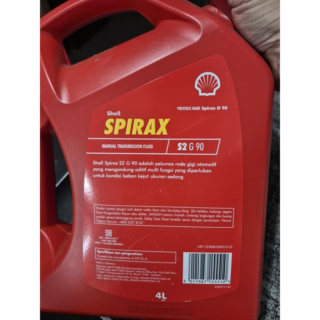 shell spirax S2G 90 4 liter