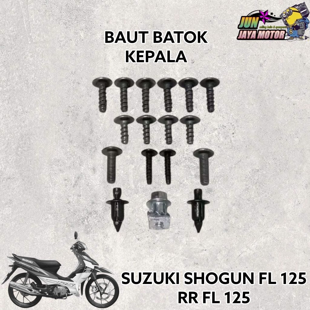 BAUT FULLSET BODY BATOK KEPALA SUZUKI SHOGUN FL 125 RR FL 125