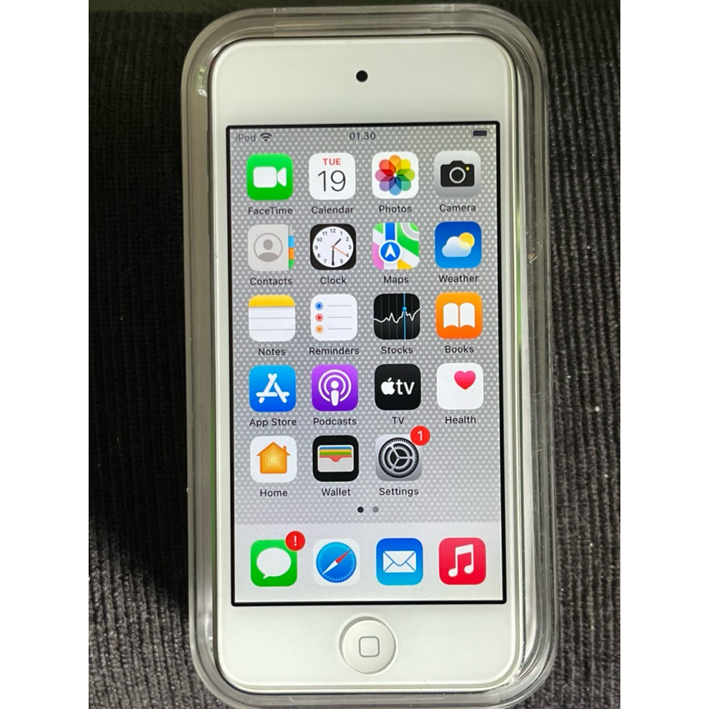 ipod touch 7 32gb silver second good kondisi