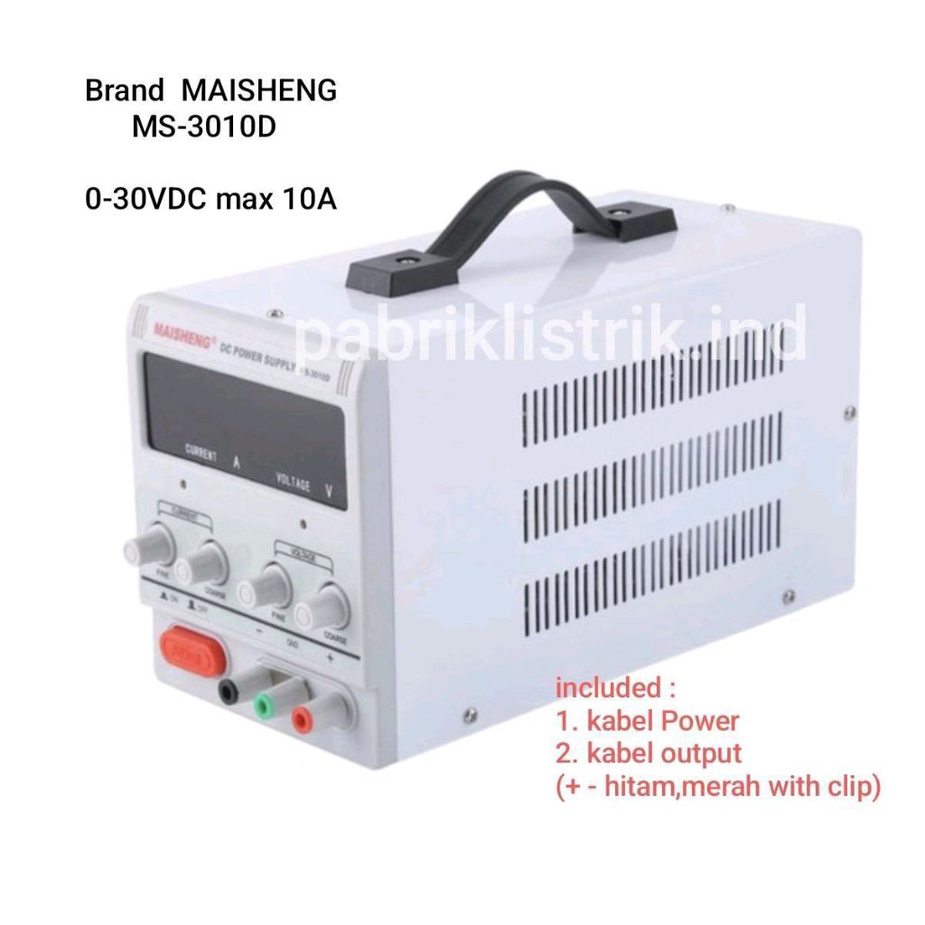 Power supply adjustable MS 3010D 30V DC 10A brand Maisheng equivalent LW K3010D Long Wei