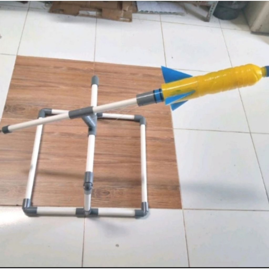 Peluncur Roket Air Siap Pakai - Peluncur Saja untuk Roket Air Botol 600ml - Standing Roket Air botol