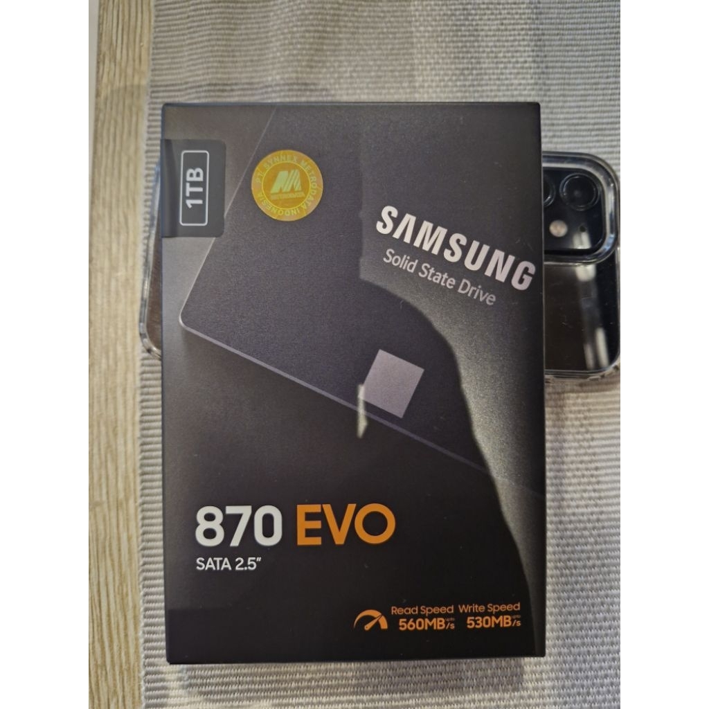 Samsung SSD 1TB 870 Evo SATA Original Resmi
