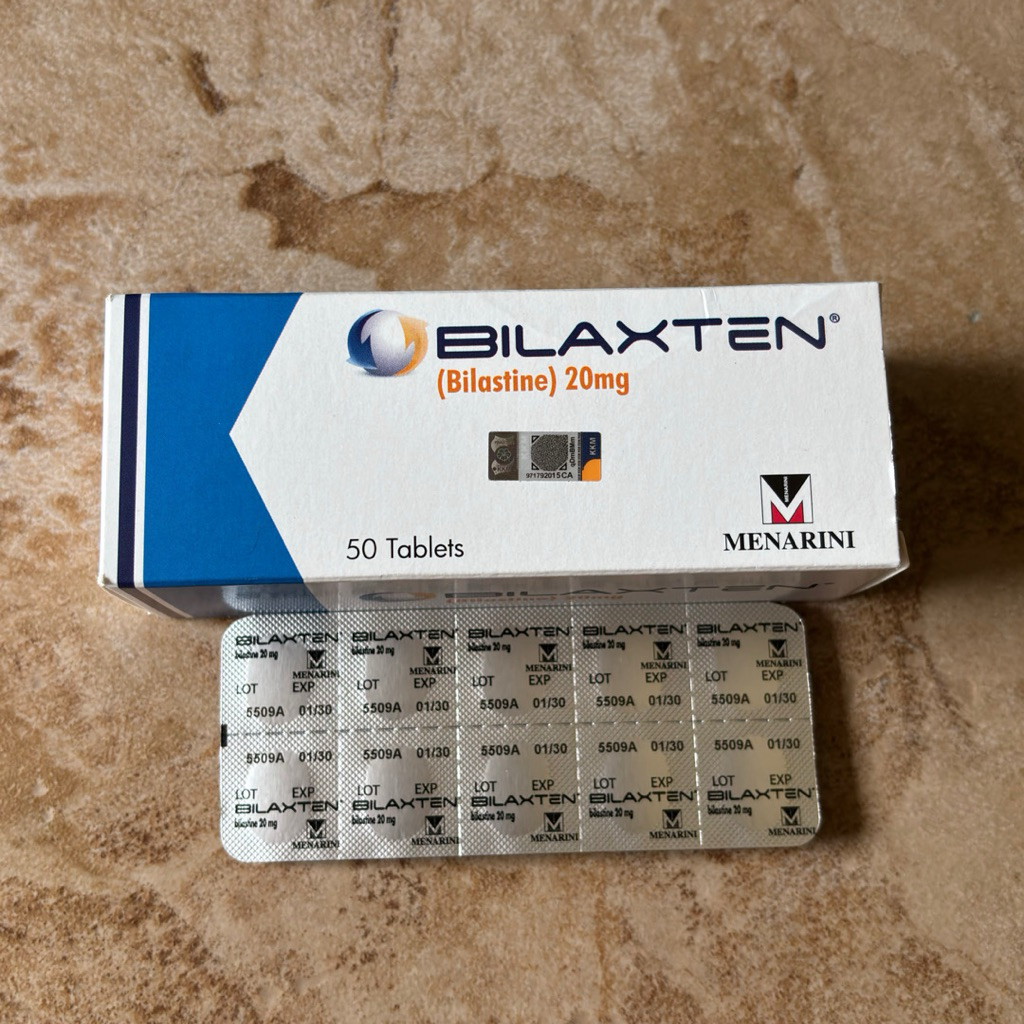 READY BILAXTEN 20MG PER STRIP ORIGINAL MALAYSIA