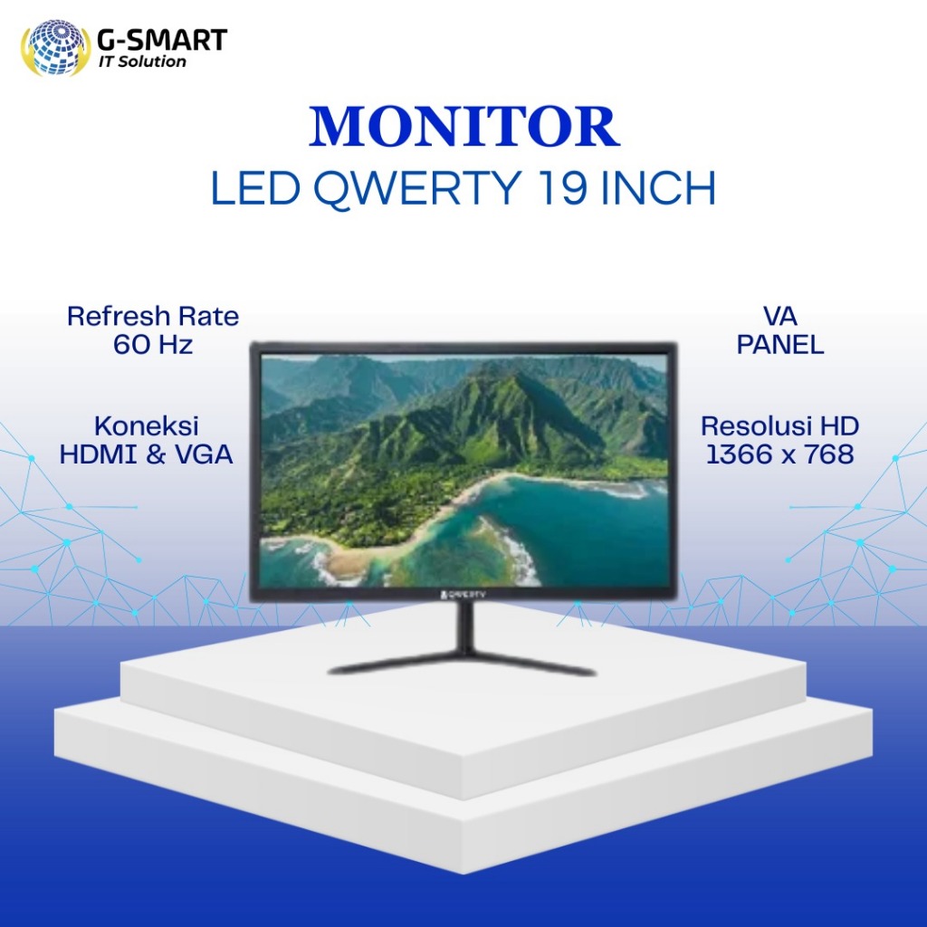 Monitor LED QWERTY 19 Inch