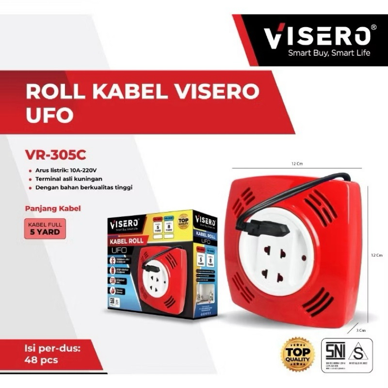 Kabel roll 5meter stop kontak kabel roll murah