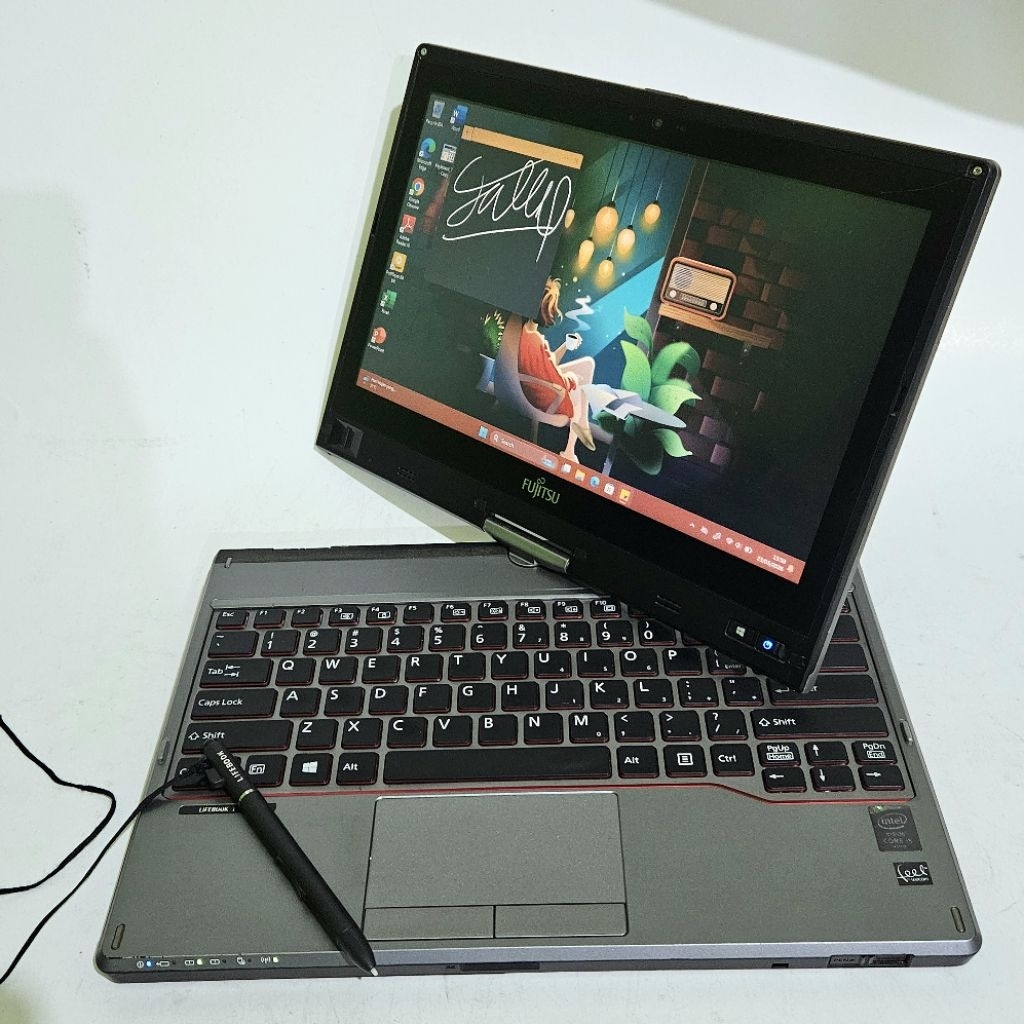 Laptop Touchscreen Lipat Fujitsu Lifebook T725 - Core i5 8gb/Ssd 256gb