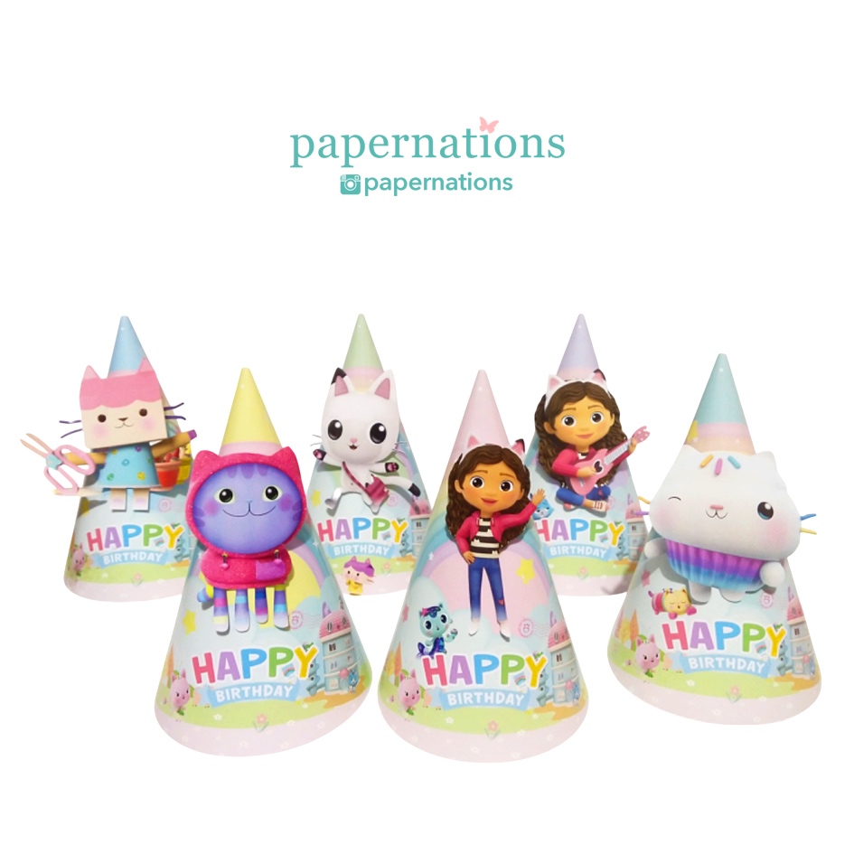 Party Hat Gaby Doll house / Topi Ultah Gaby doll house / Birthday Hat Gaby doll house
