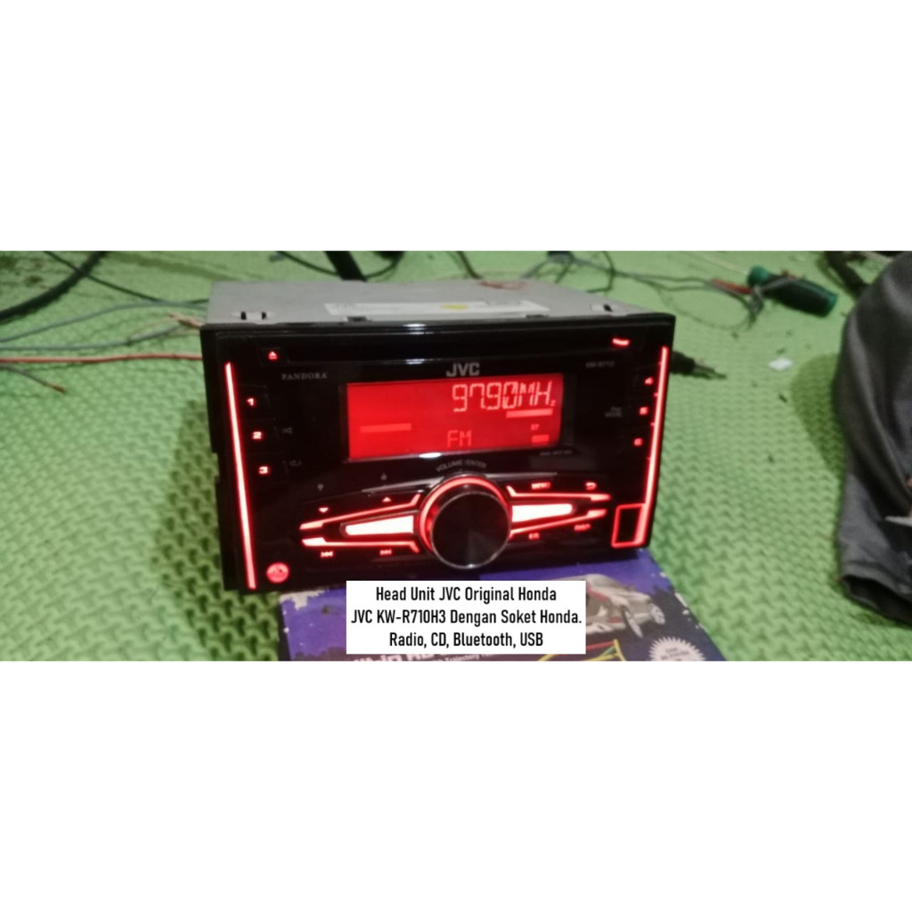 Head Unit Original Honda | JVC KW-R710H3 Dengan Soket Honda | Sudah Bluetooth
