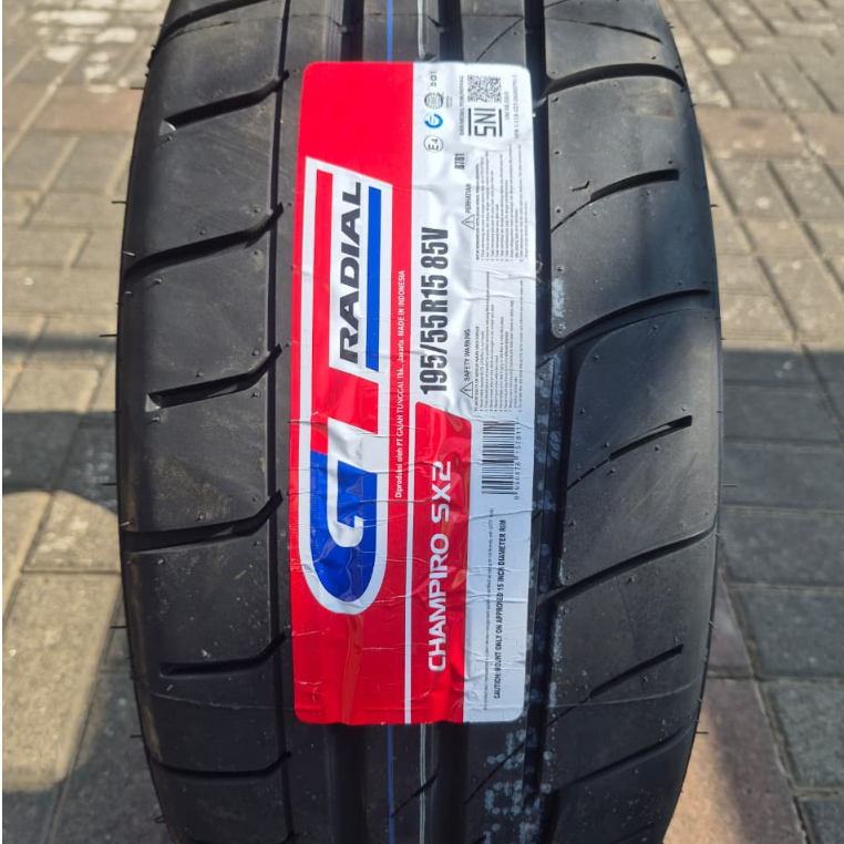 GT Radial Champiro SX2 195/55 R15 Ban Mobil Semi Slick