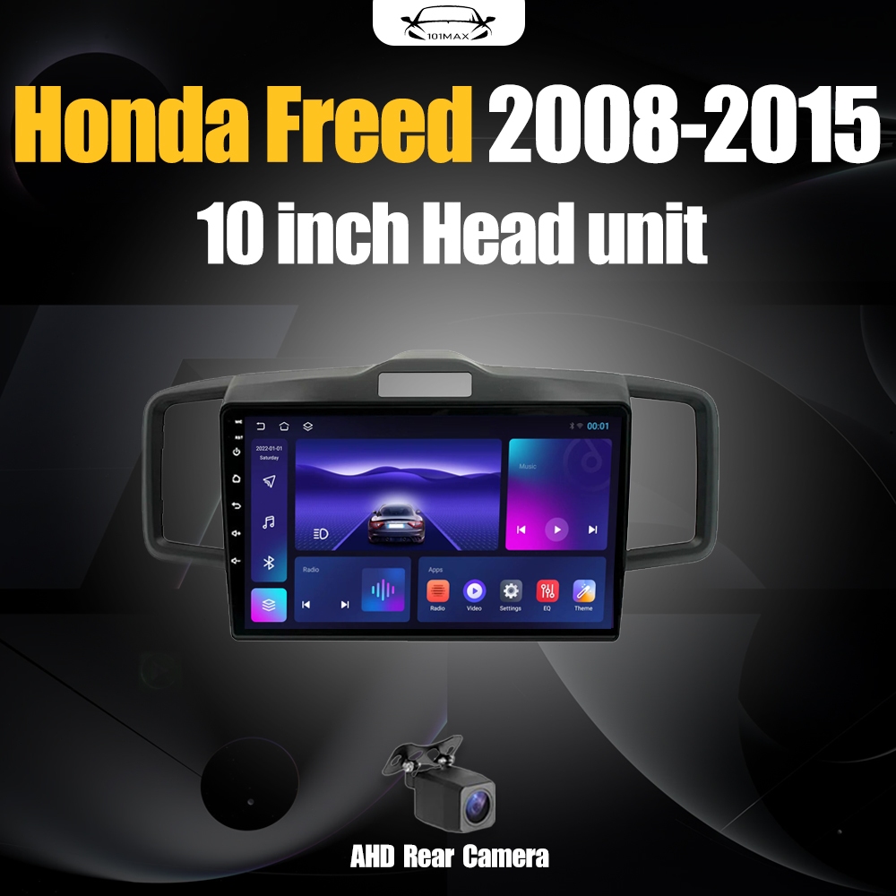Android 15 Head Unit 10" IPS For Honda Freed 2008-2015 Head Unit 8 Chip Nuklir 8+64GB/8+128GB Androi