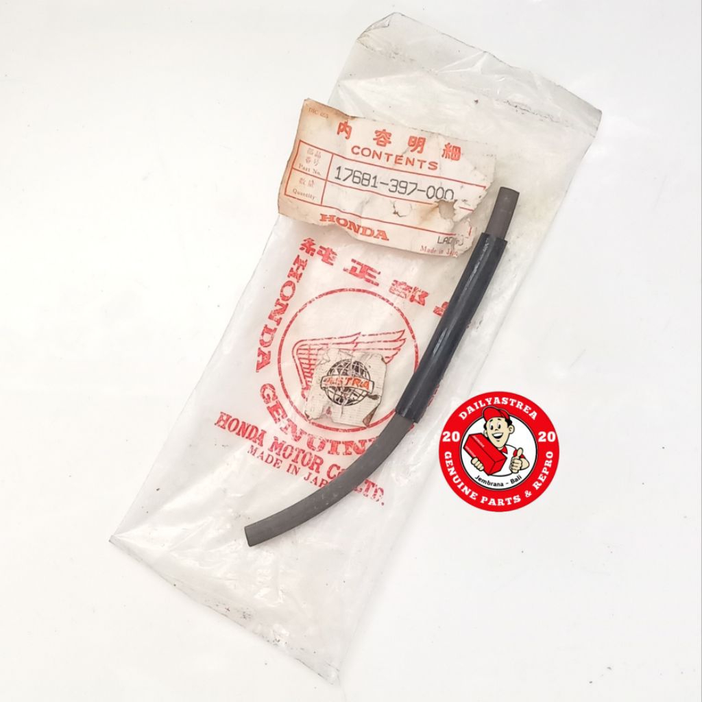 TUBE FUEL SELANG KRAN MINYAK TANGKI HONDA CG110 CG125 GL100 GL125 ORIGINAL ORI 17681-397-000