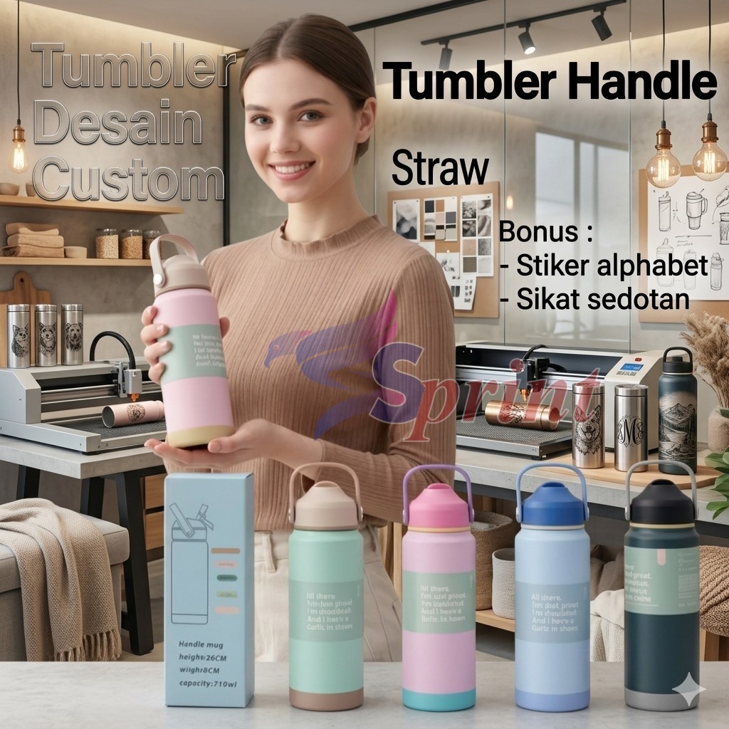 custom thumbler Reo&Homme HandyJug Tumbler Stainless 1.2 Liter Botol Minum Tahan Panas &Dingin Porta